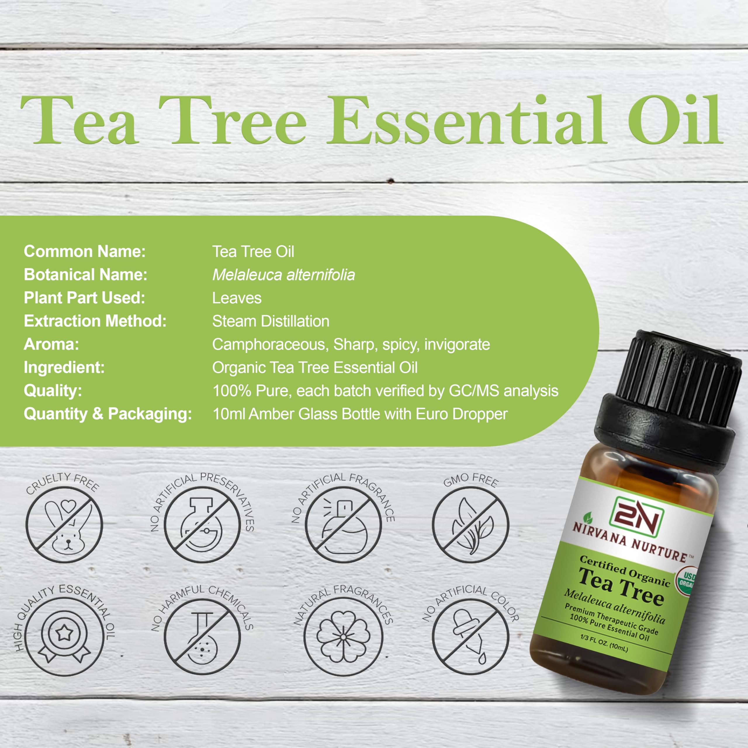 Nirvana Nurture difusor con árbol de té para un ambiente relajante