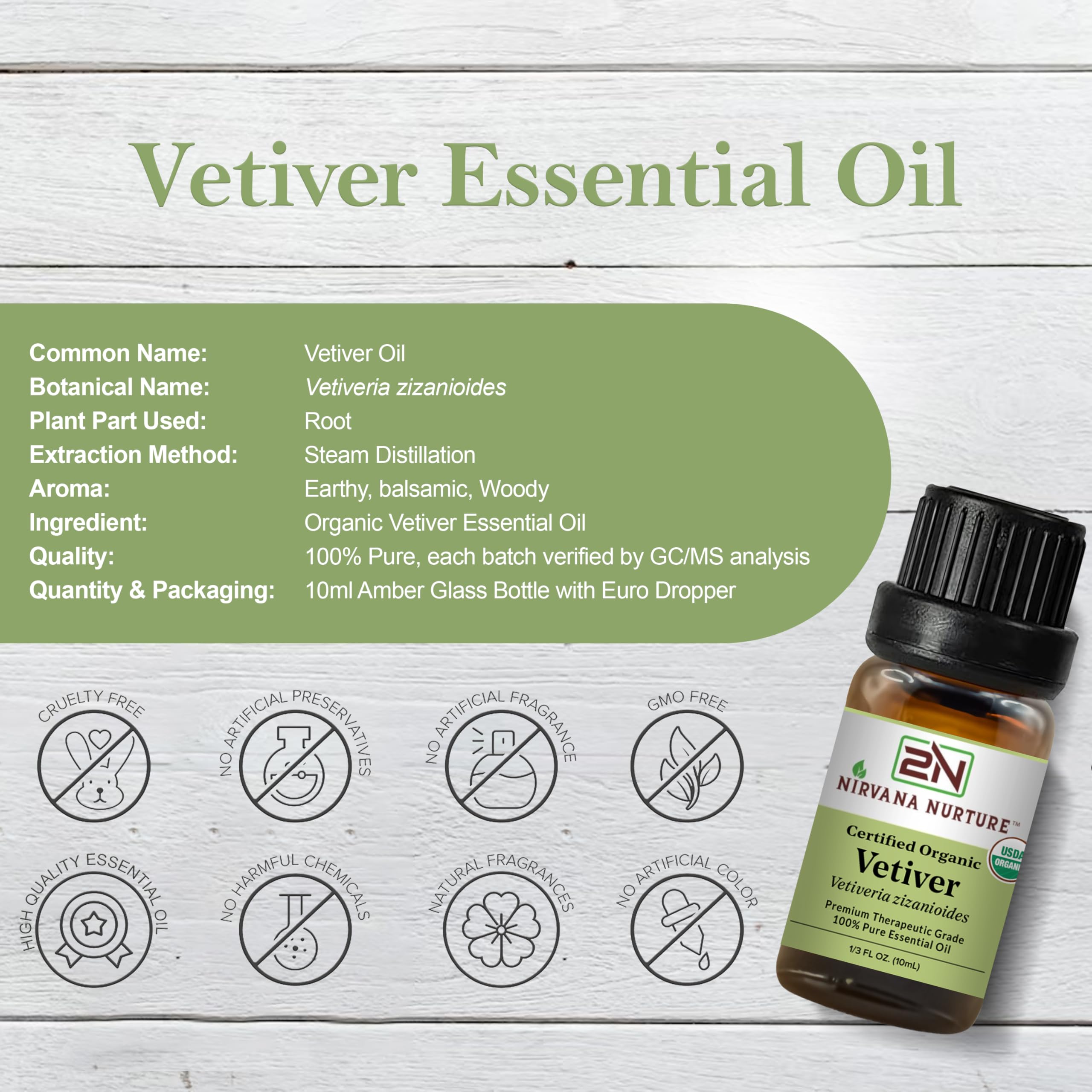 Nirvana Nurture Vetiver diffuser setup releasing grounding aroma