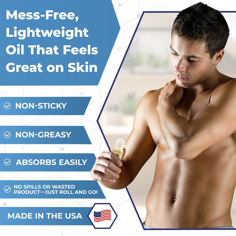 Nirvanta lightweight formula shown without greasy residue for daily wear.