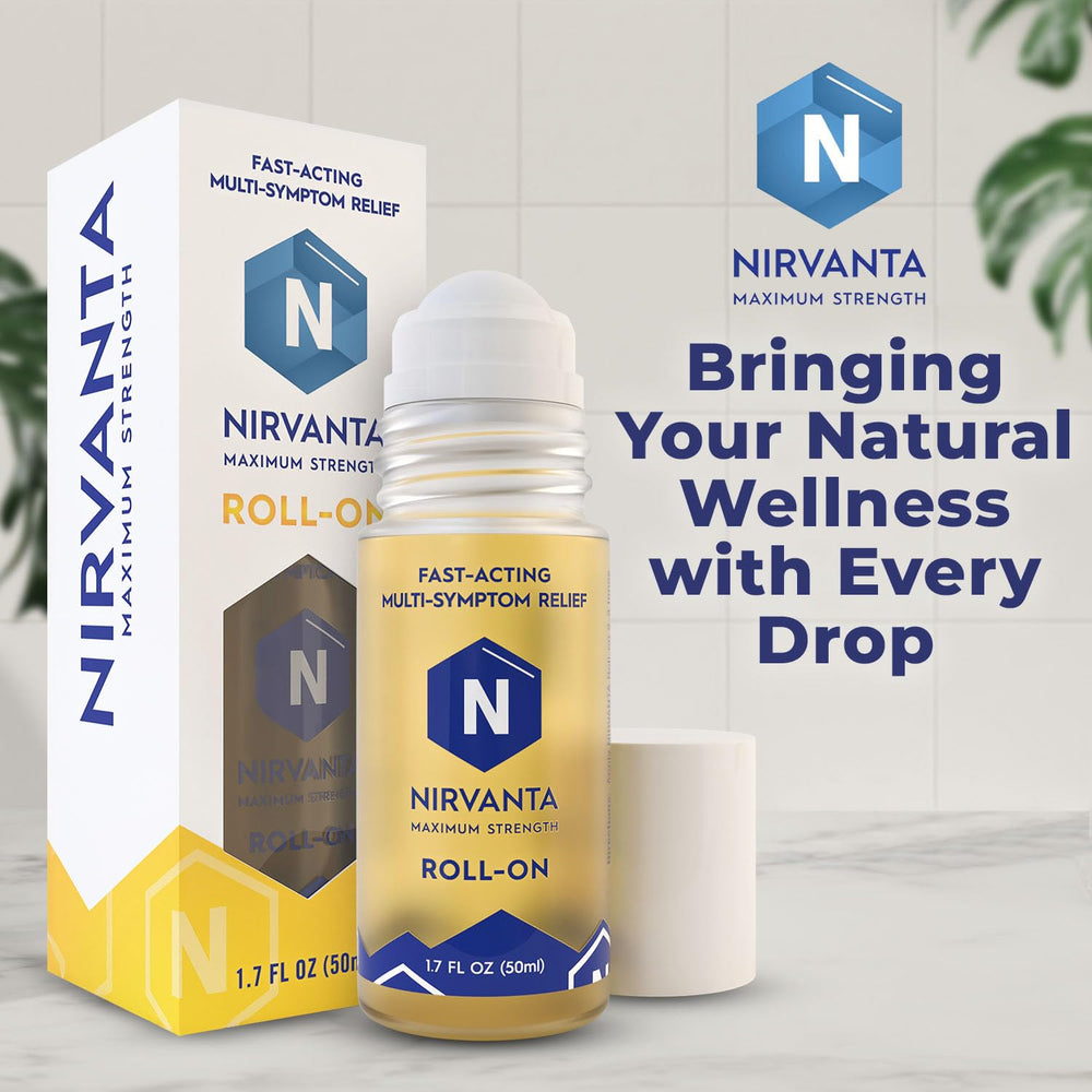 Nirvanta packaging labeling shows clear usage directions and ingredients.