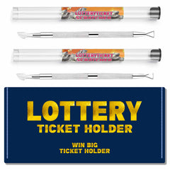 nitaru lottery ticket scratcher dual-sided stainless steel for precise scraping