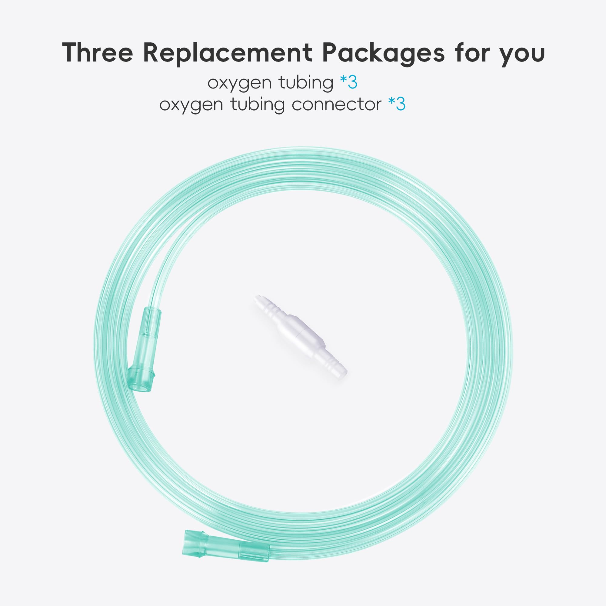 NITTIID individually packaged tubes ensure clean, ready-to-use oxygen tubing.