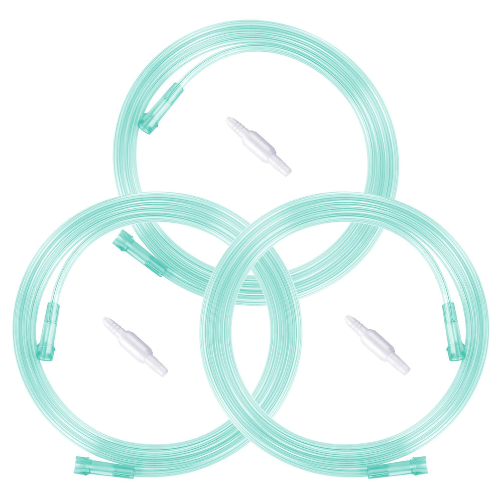 NITTIID oxygen tubing 7ft connector, flexible and easy to position during therapy.