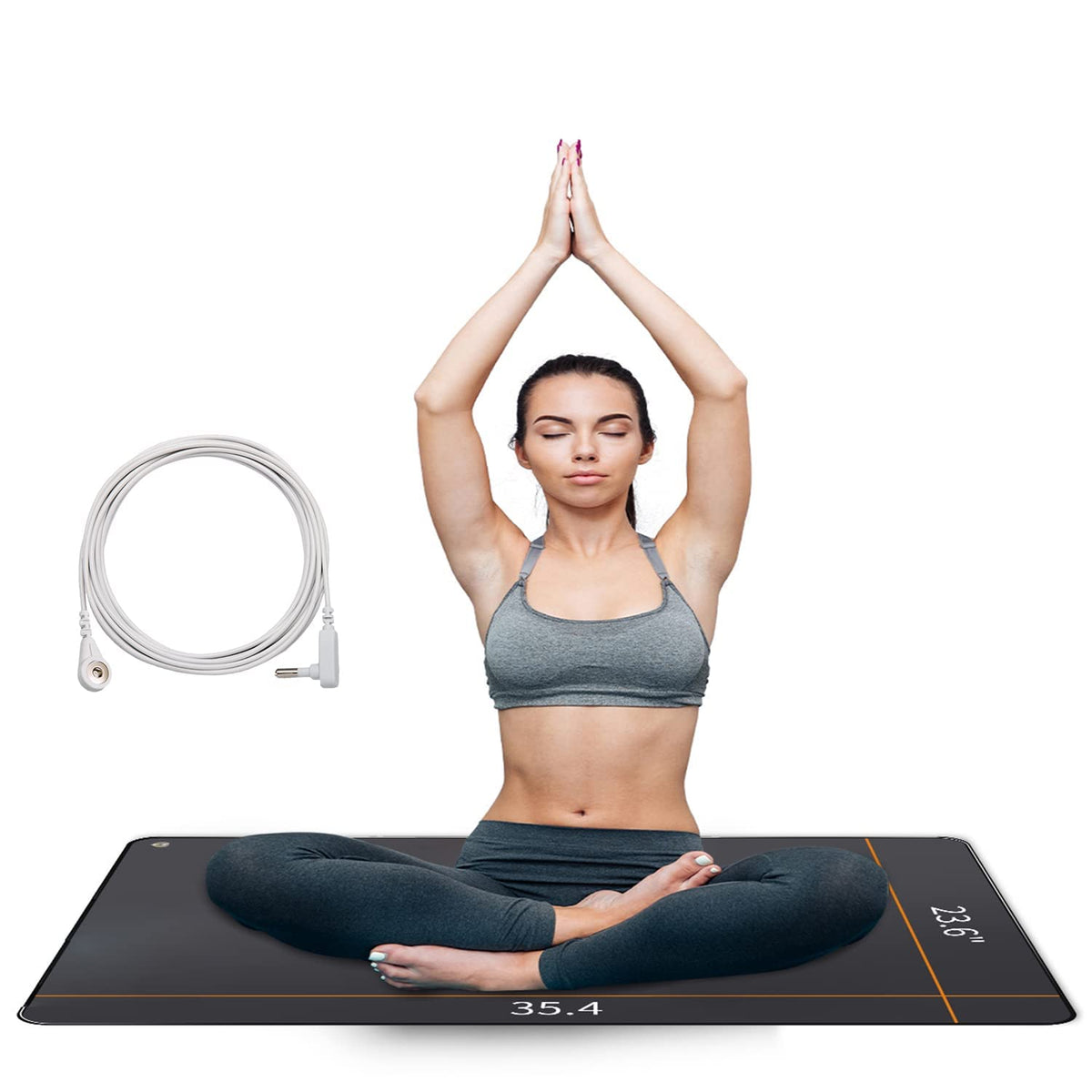 NIULAFR Reconnect Earth EMF Recovery Mat in full size used for grounding during yoga