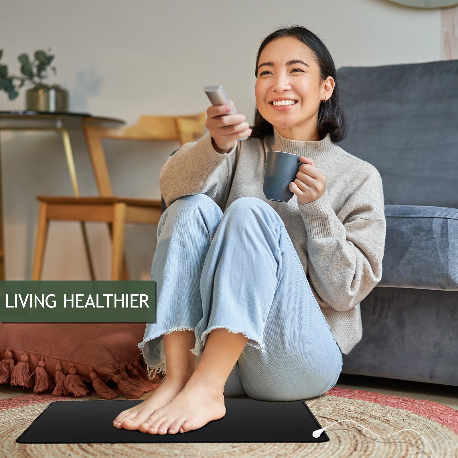 NIULAFR sleep-ready grounding mat helps create a calm, restful space