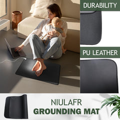 Soft NIULAFR grounding mat ready for desk or bed use