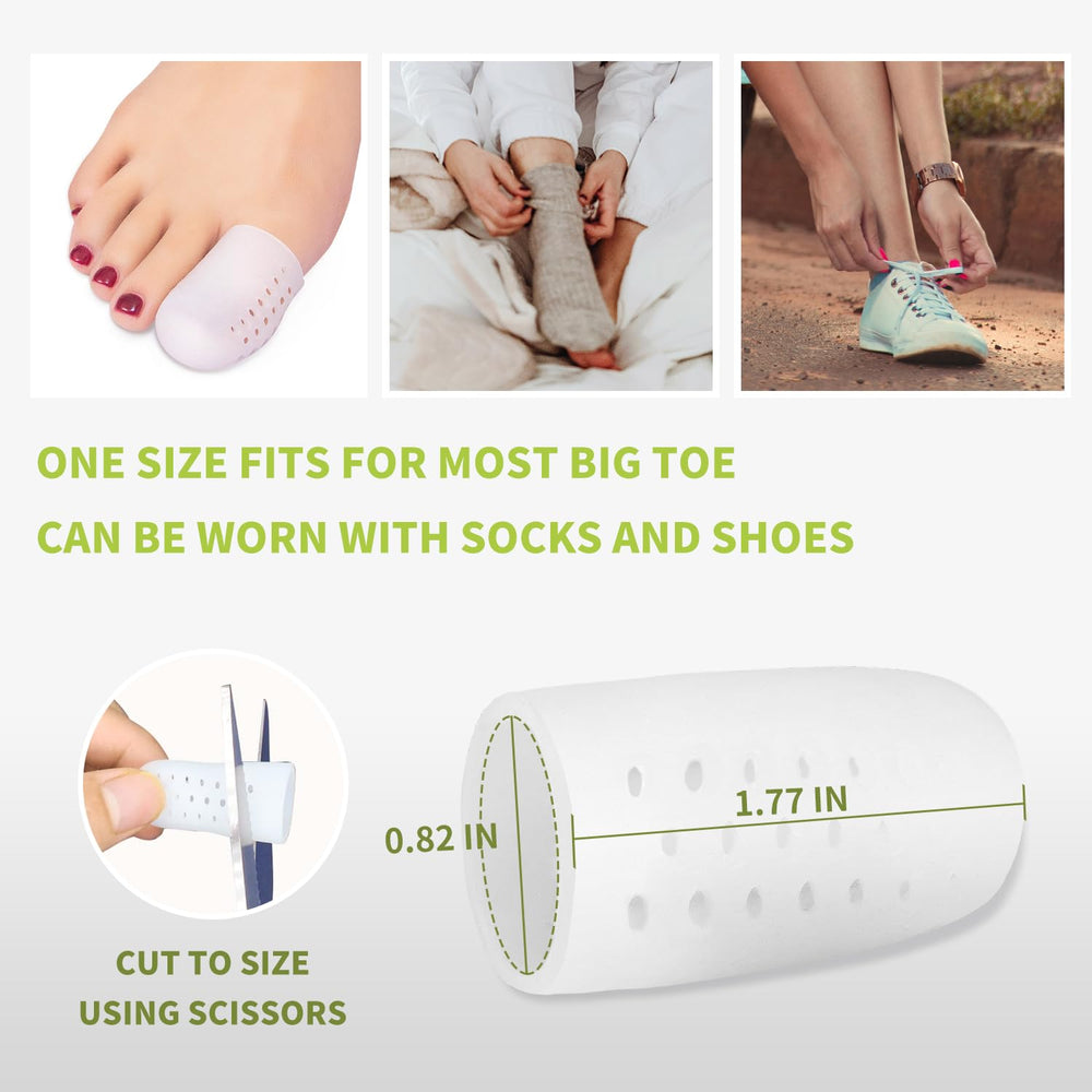 Niupiour protectores de gel dedo grande, reutilizables y lavables