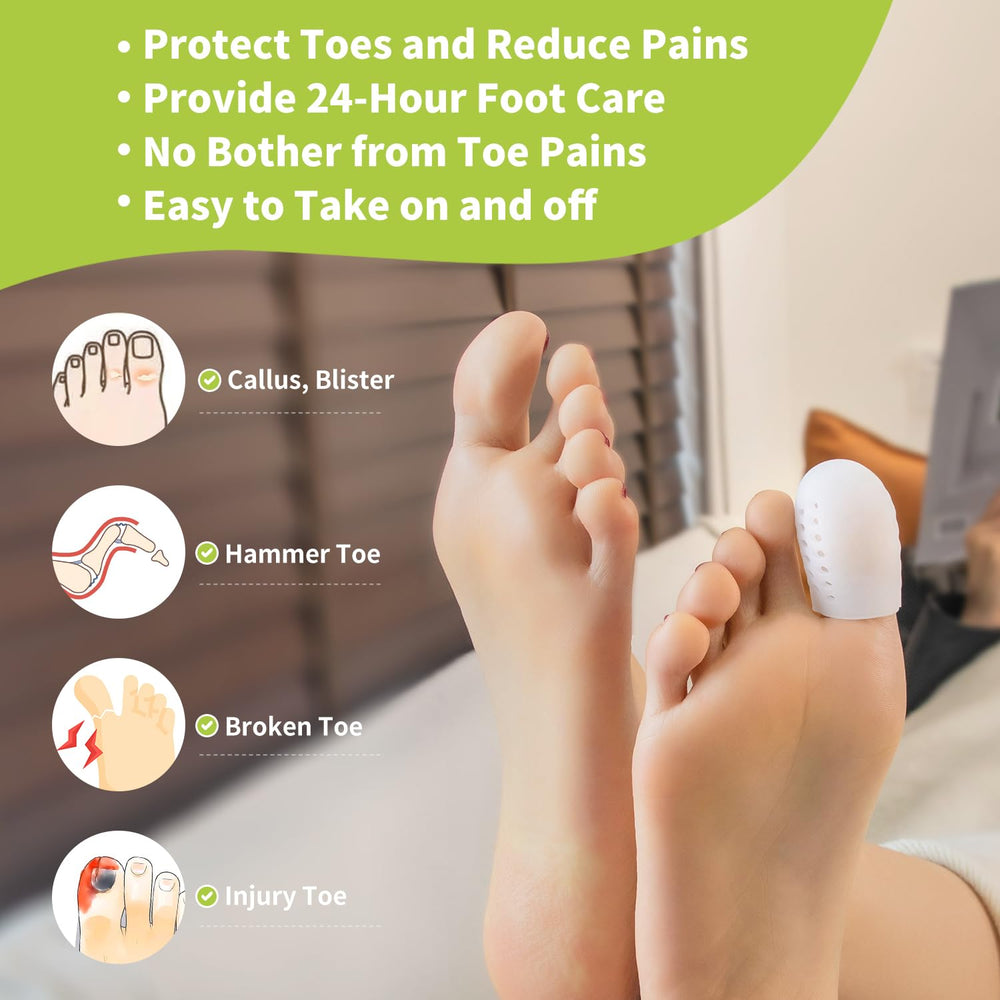 Niupiour protectores de gel dedo gordo, uso con zapatos diarios