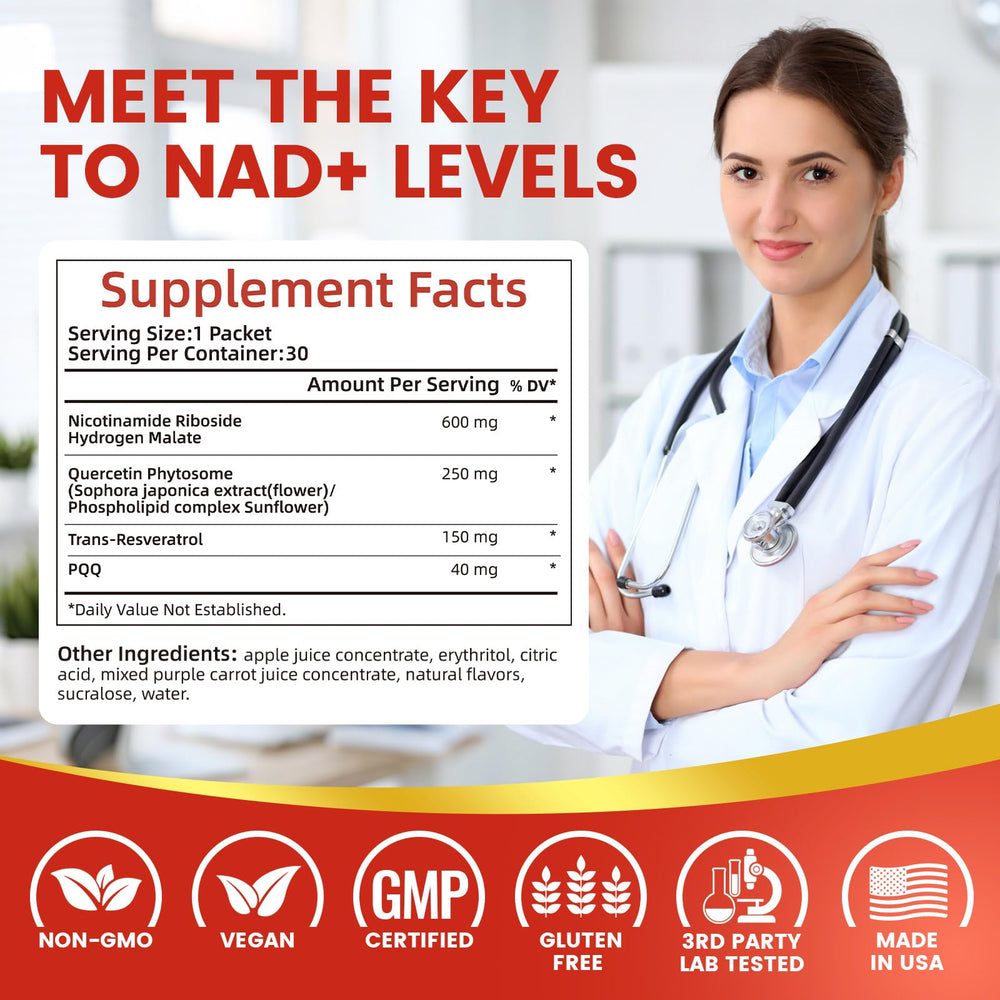 NIUSISE NAD+ liquid pouring demonstrates convenient daily use