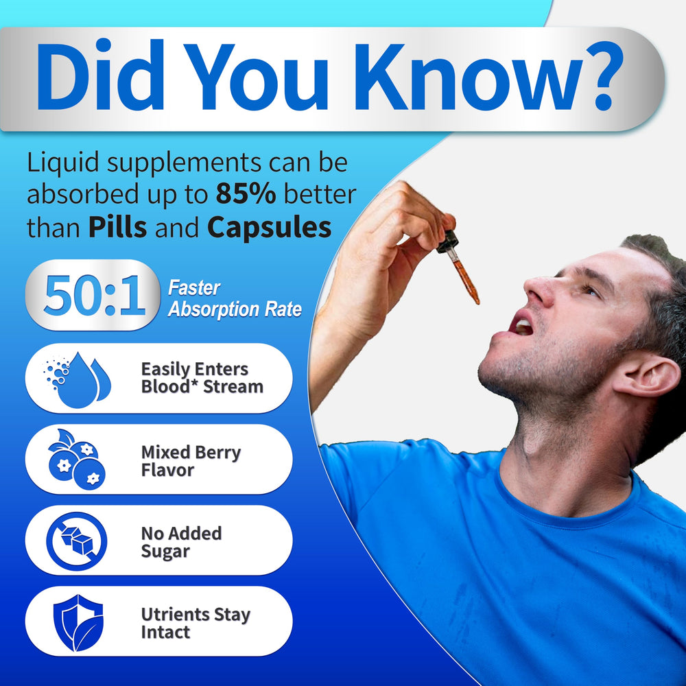 NIUTRLUXE mixed berry flavor drops ready for daily supplementation.