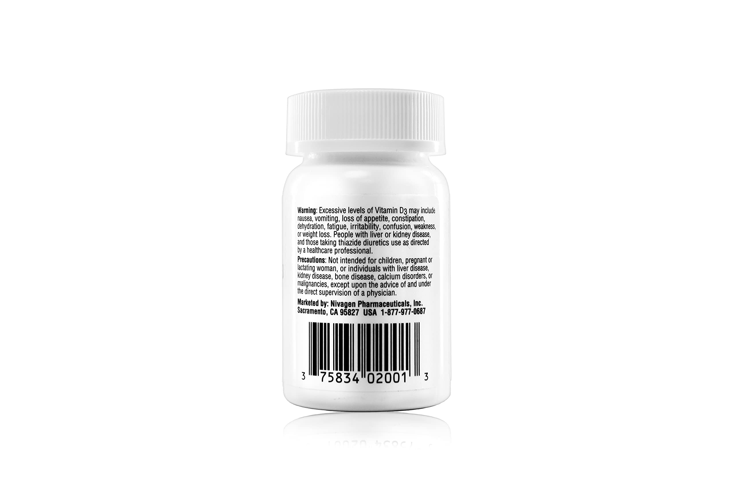 Nivagen bottle highlights 100 capsules supply for long-term use