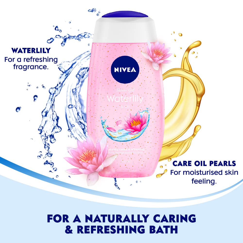 NIVEA Oil pearls close-up highlights nourishing texture for smoother skin.