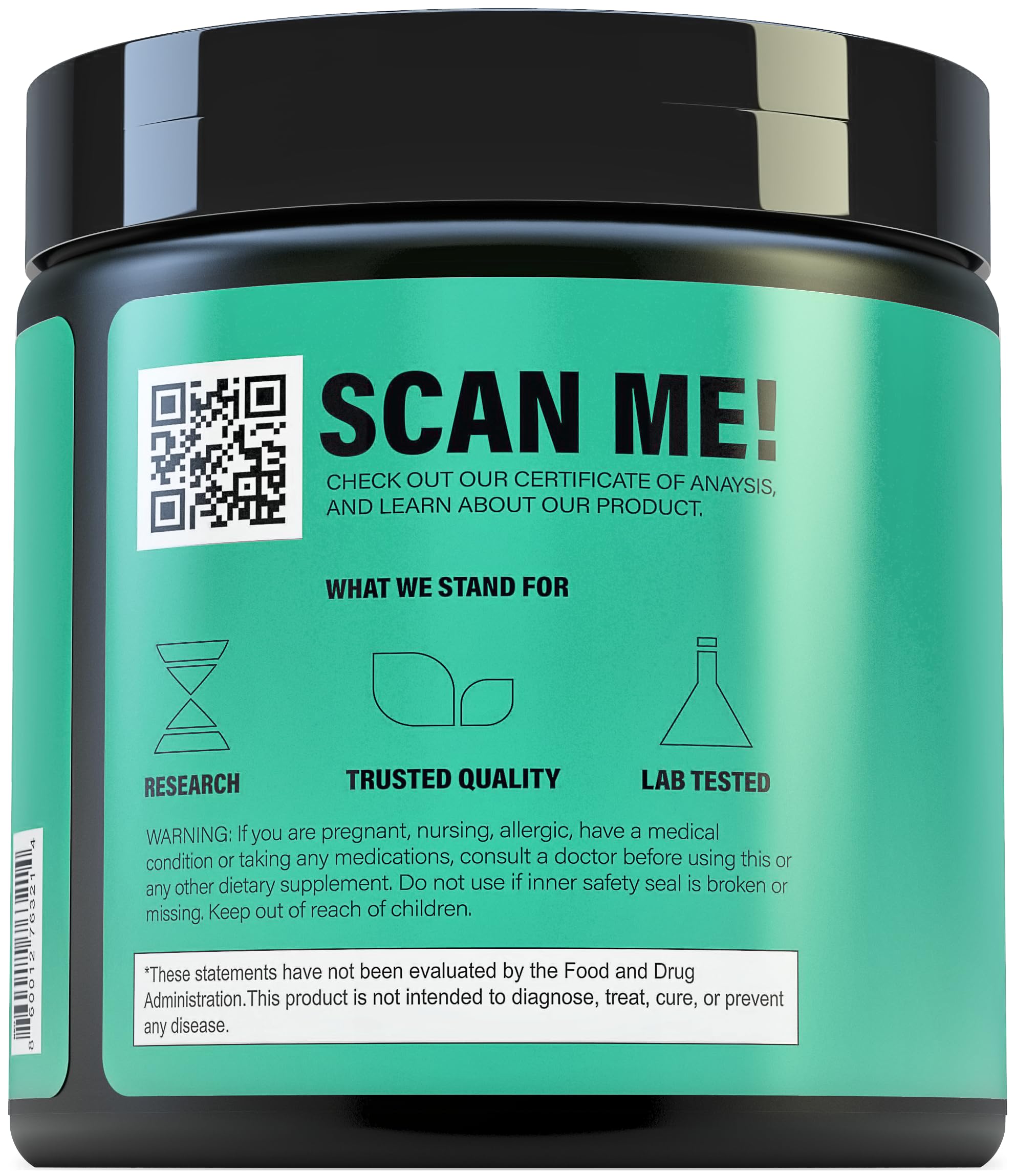 NKDScience Creatine Monohydrate powder measuring spoon in use during training