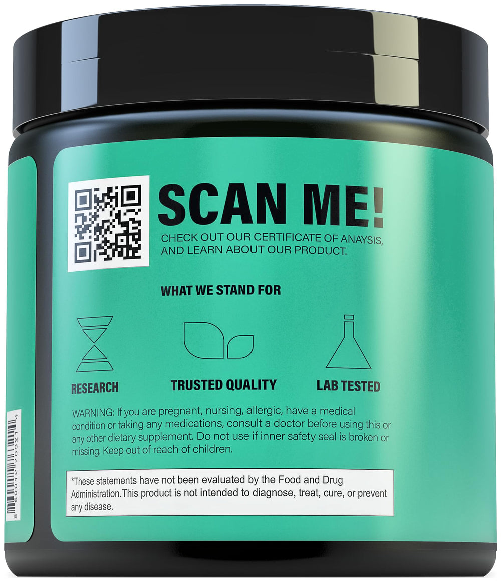 NKDScience Creatine Monohydrate powder measuring spoon in use during training