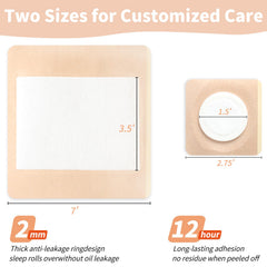 NLCCLTQ patch with leak-proof border minimizes spills and stains.