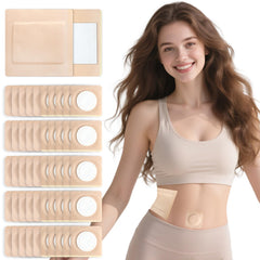 NLCCLTQ castor oil patch for the navel center, secure and mess-free oil application.