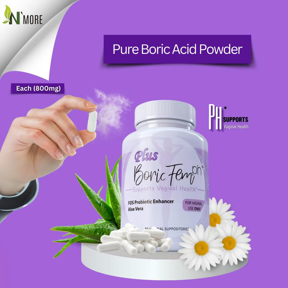 N'More FOS probiotic enhancer icon suggests microbiome friendly support
