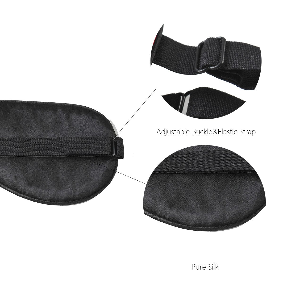 NMM Global unisex-use silk mask suitable for any night routine.