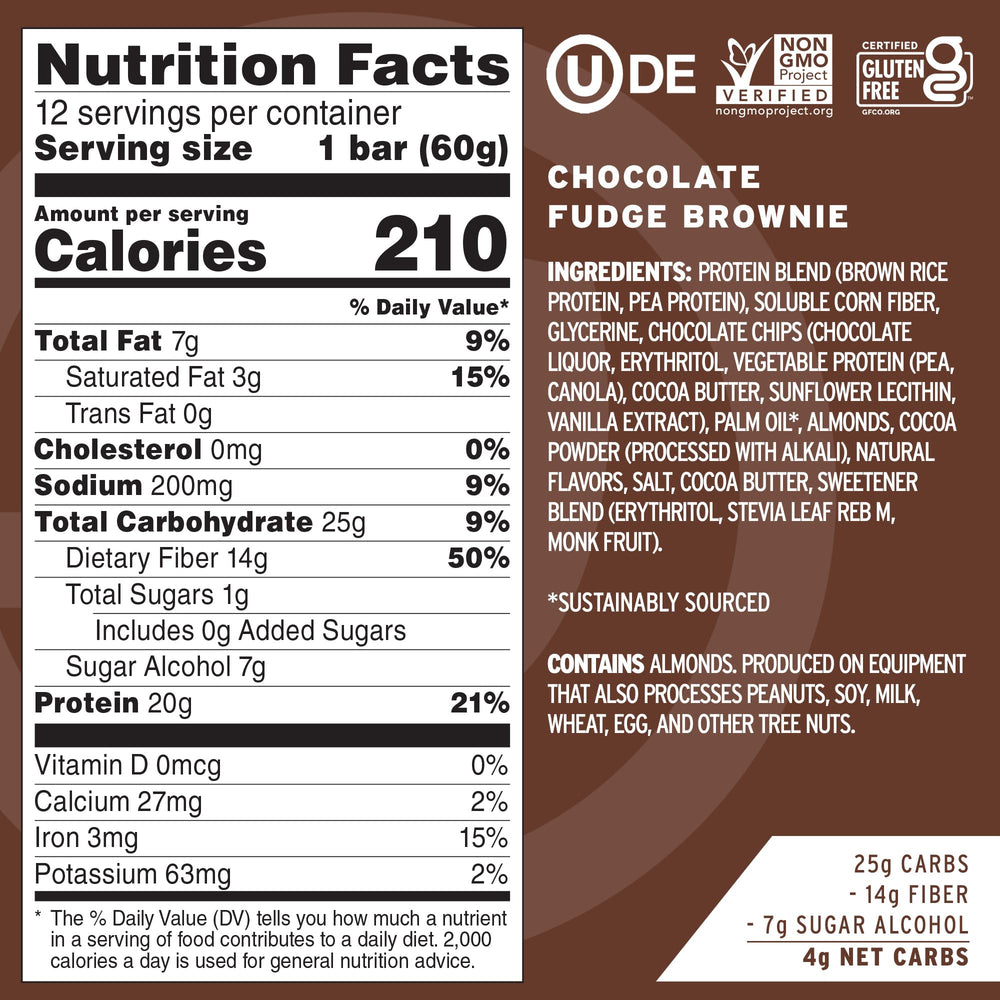 No Cow vegan protein bars pack of 12 on display showcases convenient, on-the-go snacking.