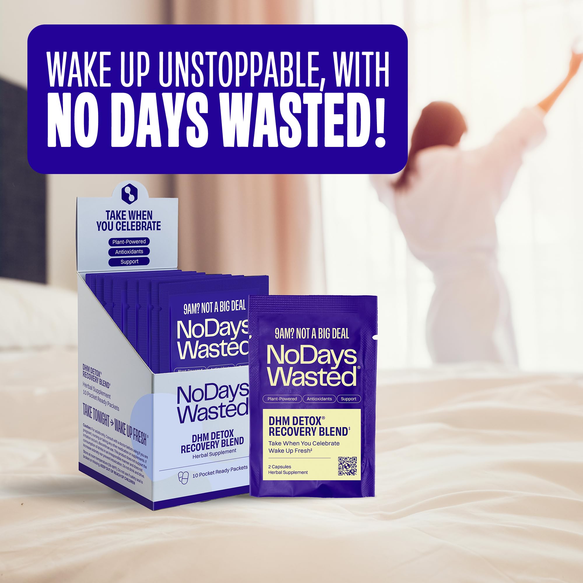 No Days Wasted DHM Detox hydration salts graphic