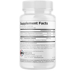 NO2U Bryan Nitraceuticals box packaging highlights gluten and dairy free formula.