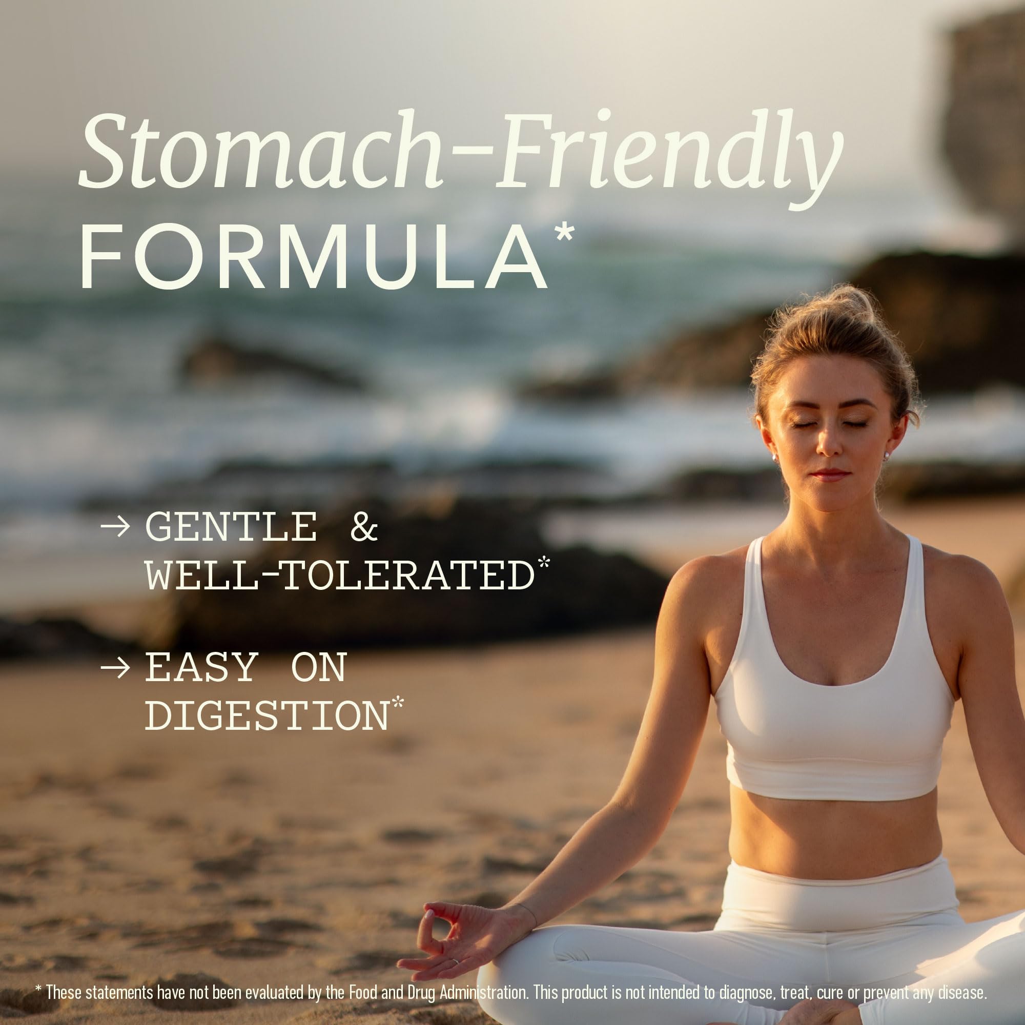 Nobi Magnesium Glycinate bottle with pour for gentle daily use.