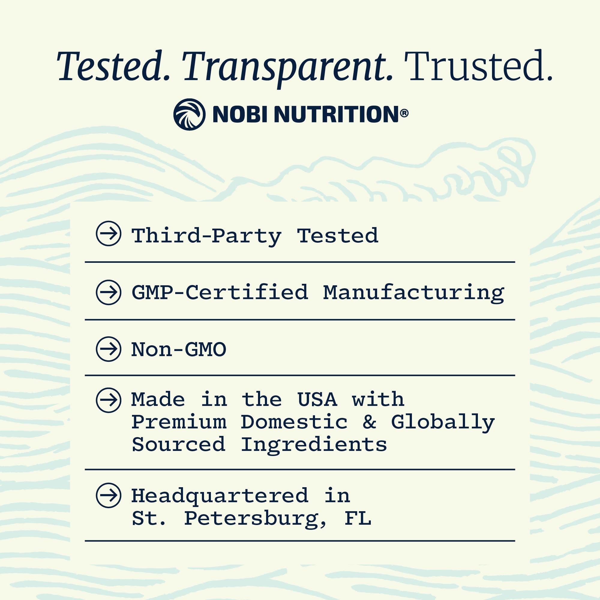 Nobi Magnesium Glycinate bottle beside wellness accessories for everyday use.