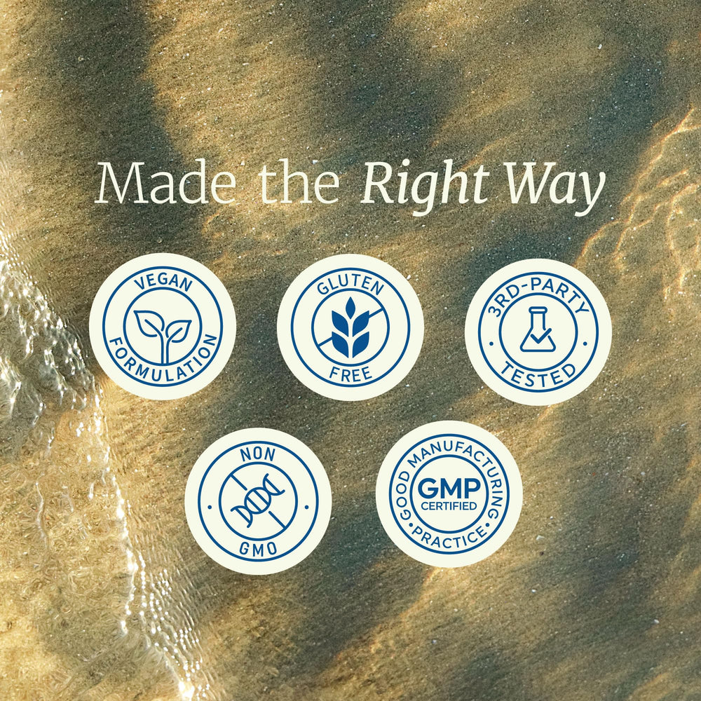 GMP seal visible on Nobi Magnesium Glycinate packaging for quality assurance.