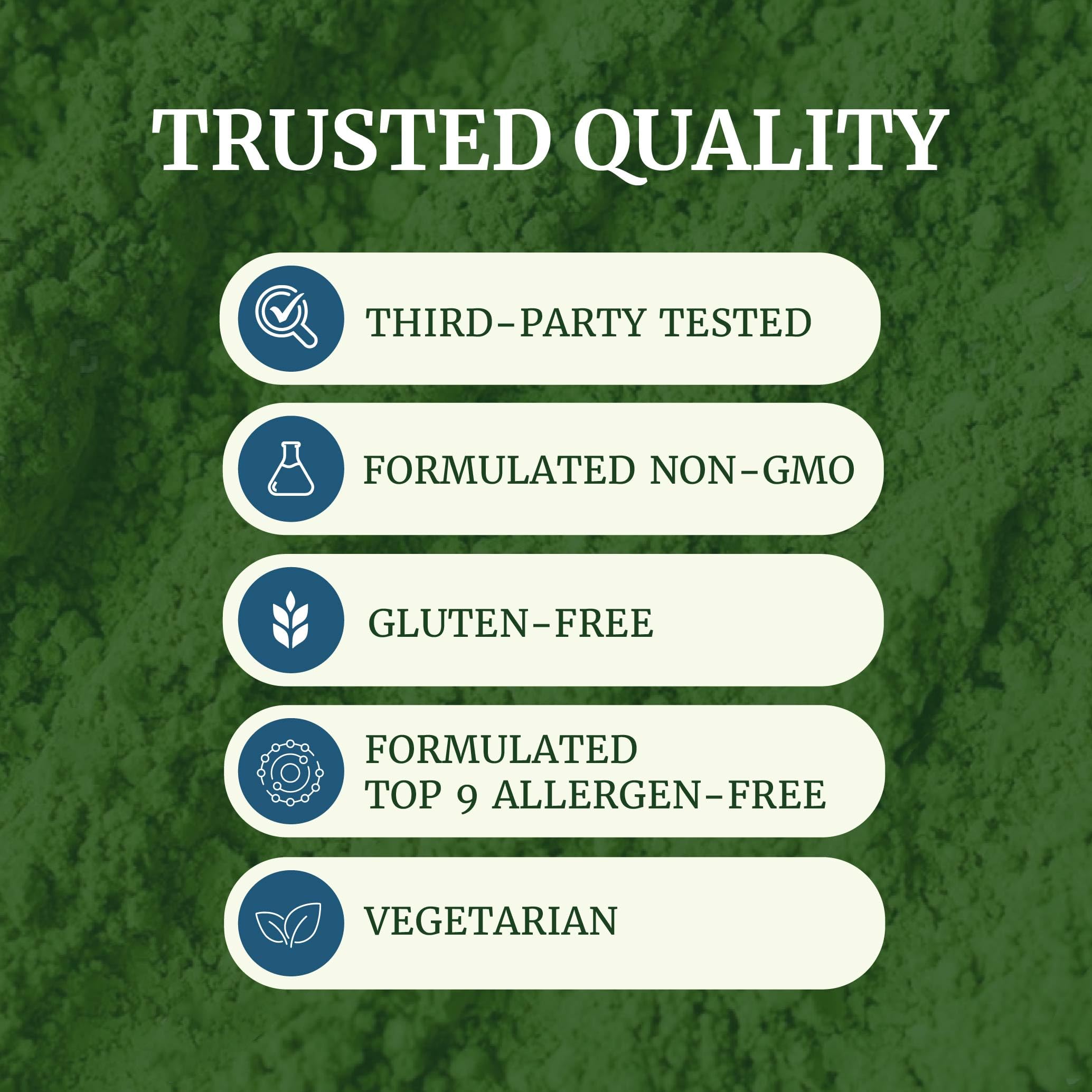 Nobi Moringa Capsules powder form shows high-potency leaf powder texture