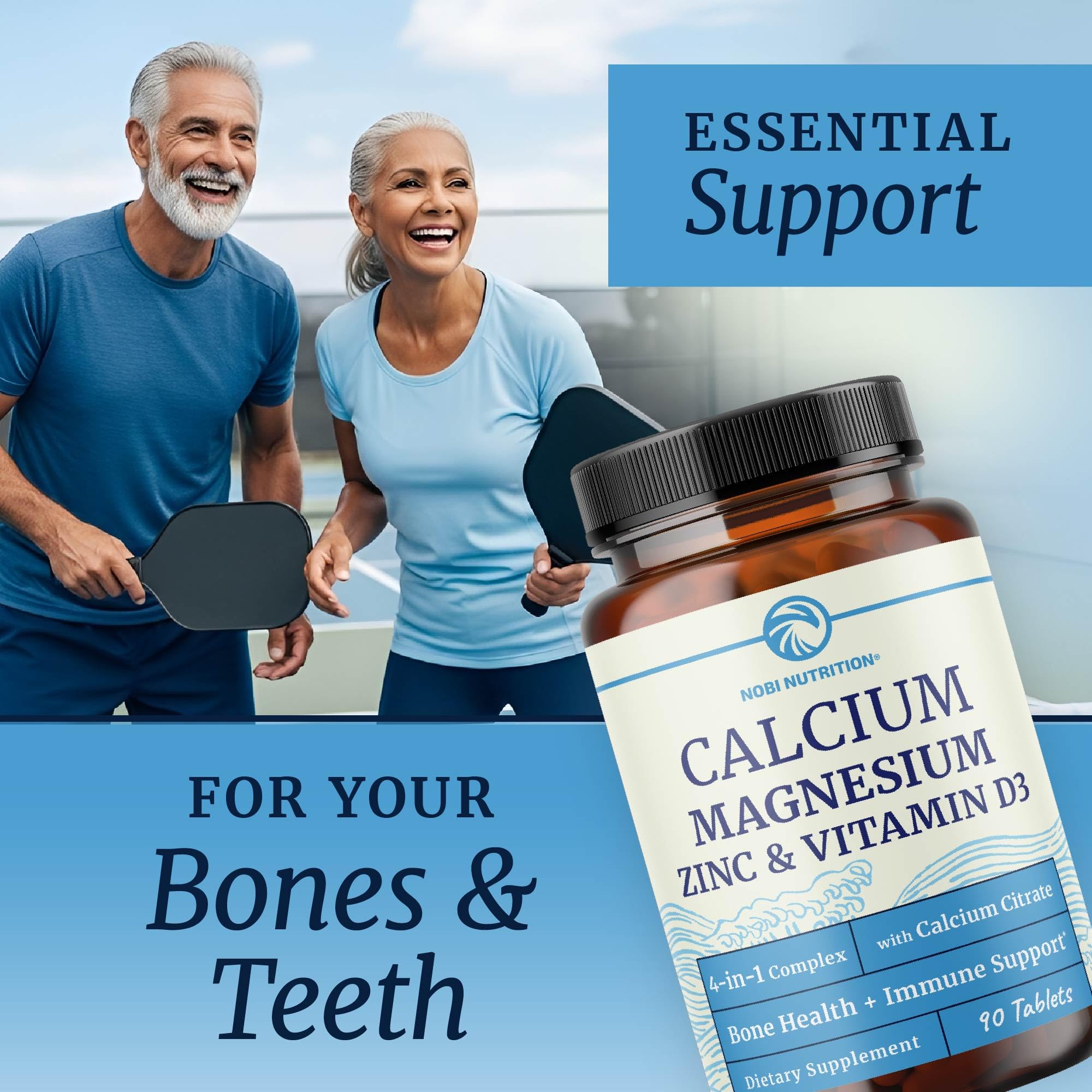 Nobi Nutrition daily wellness bottle on kitchen counter for everyday use