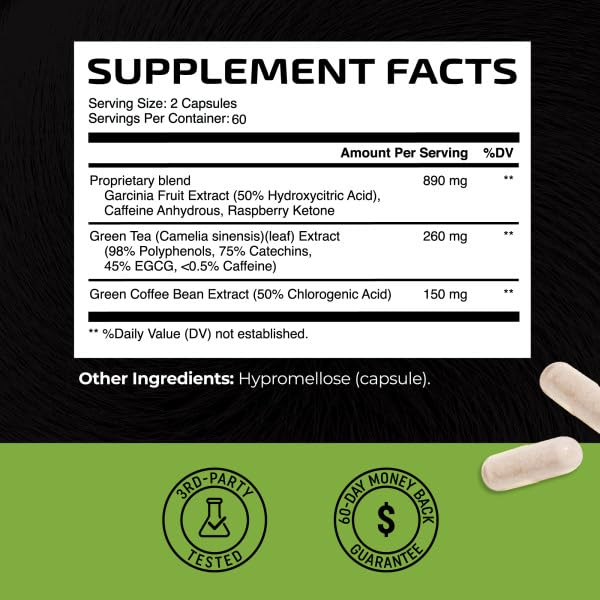 Nobi Nutrition Green Tea pills with an energy boost scene for focus and activity.