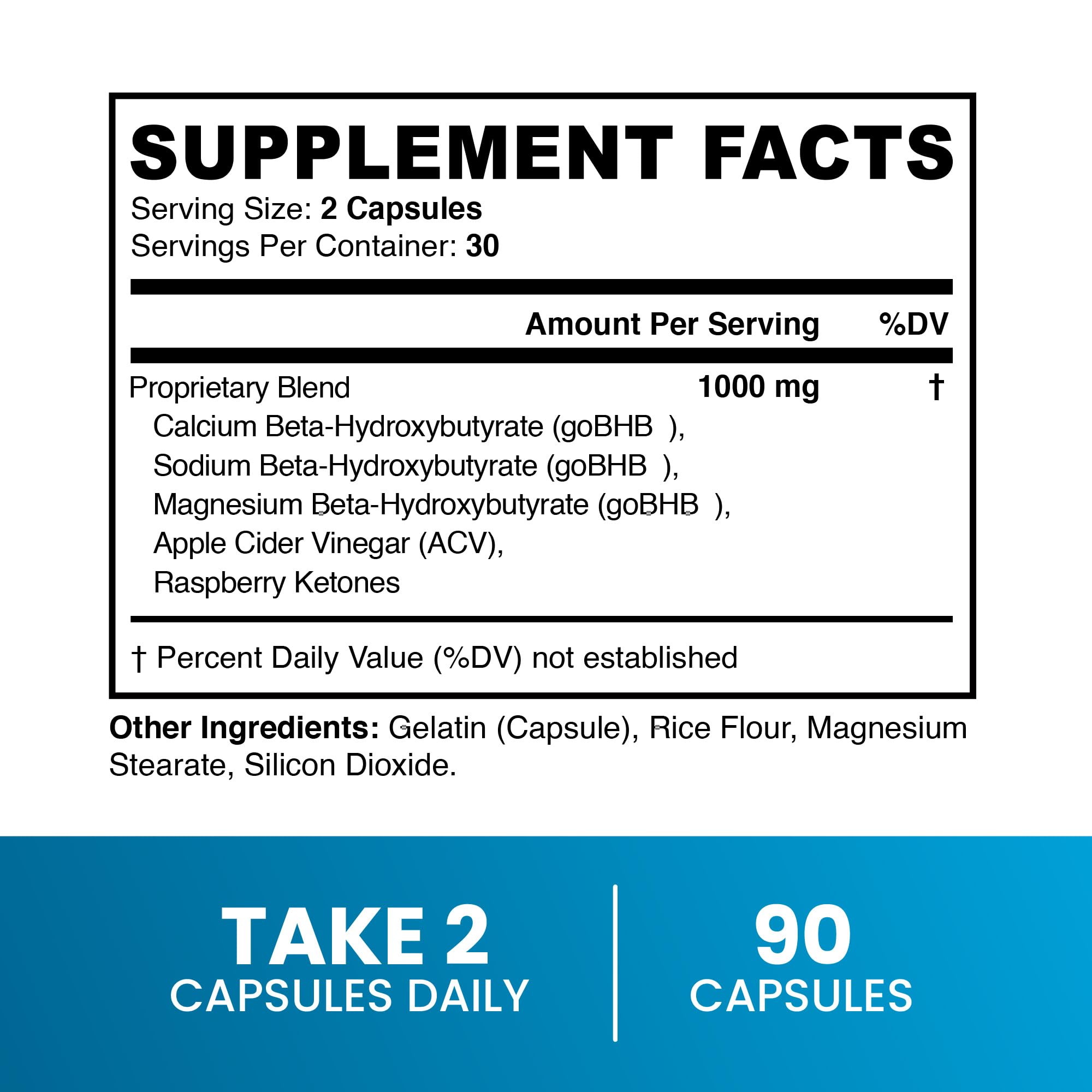 Nobi Nutrition Keto Pills gluten-free label on packaging