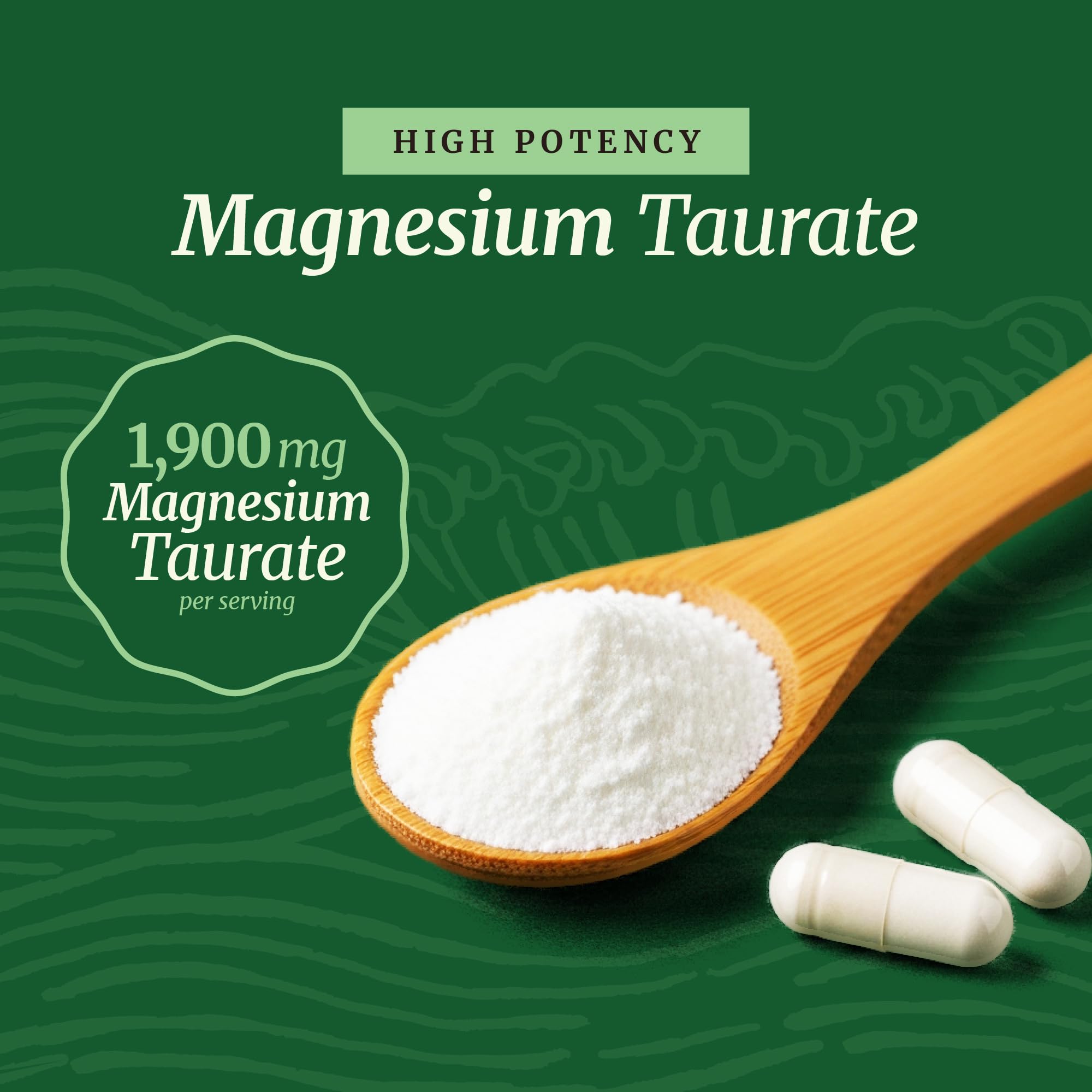 Nobi Magnesium Taurate label shows ingredients and quality you can trust.
