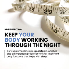 Nobi Nutrition Night Time Fat Burner packaging displayed for convenient bedtime routine.