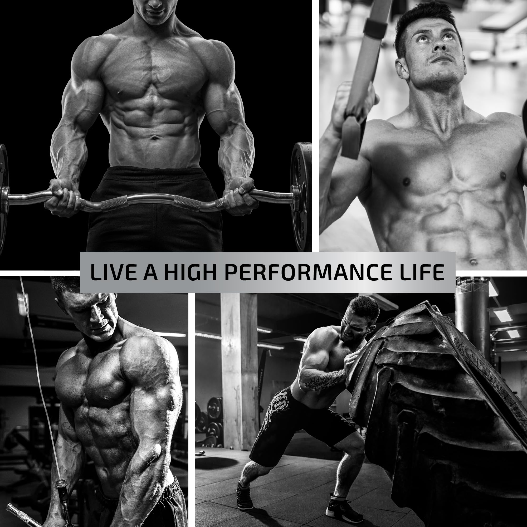 Athlete using Test Boost Max during training in gym setting.