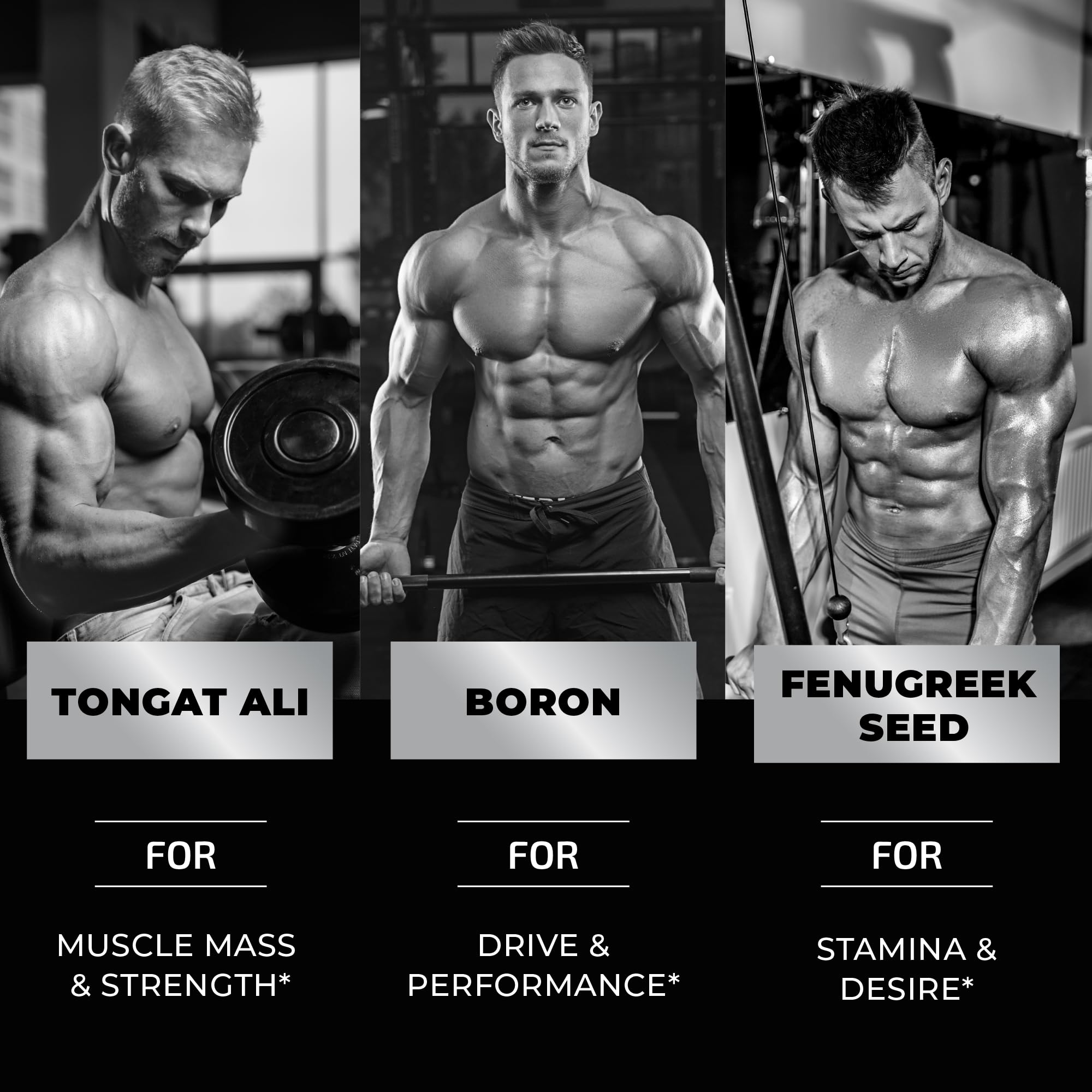 Box packaging of Test Boost Max highlighting Tongat Ali and Vitamin D3 ingredients.