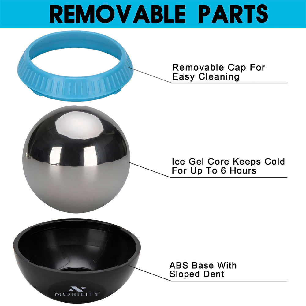 Nobility massage ball roller is lightweight and portable for travel.