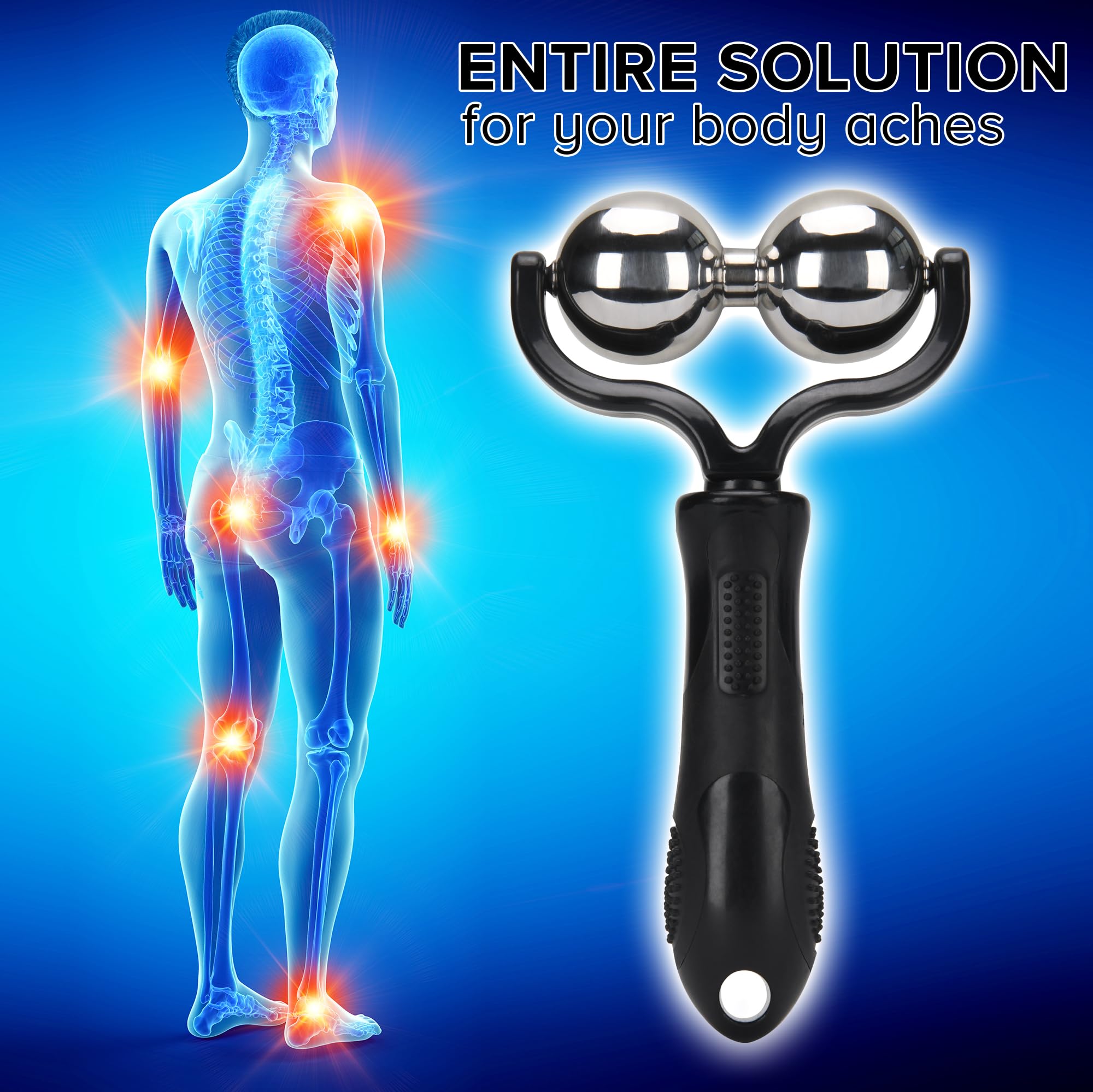 Nobility massage ball roller with removable ball for targeted foot massage.