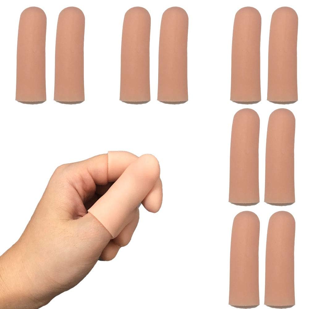 Nobrand gel finger protectors cushion fingertips softly during daily tasks