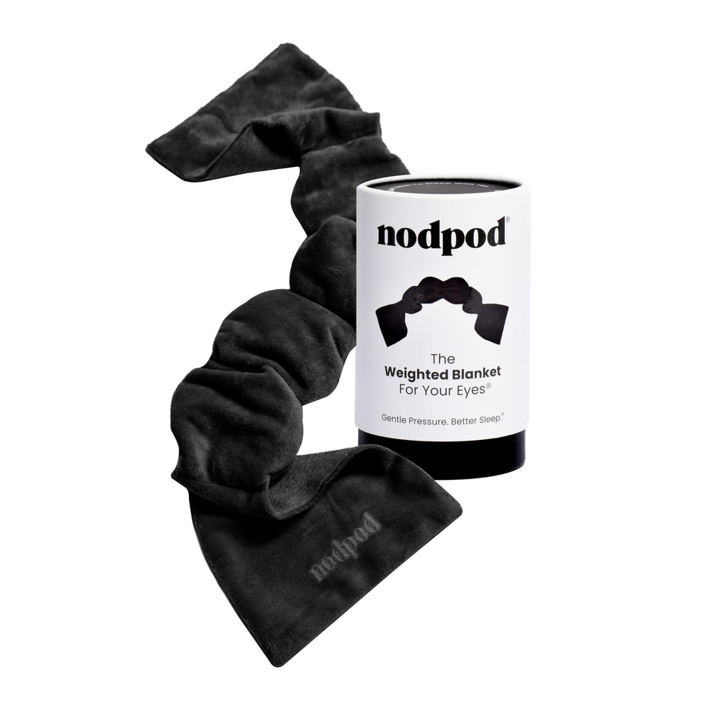 Nodpod gentle pressure sleep mask in black onyx for restful nights