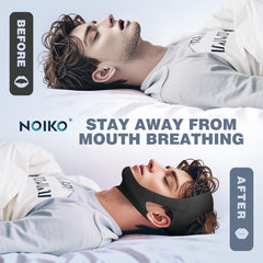 NOIKO chin-strap wrap-around-closure provides secure, adjustable fit with Velcro.