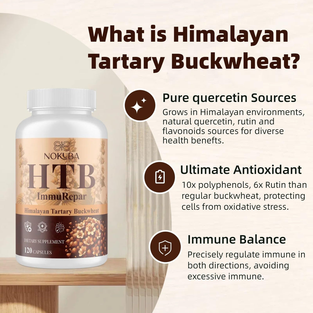 Nokuba immune formula label showing gluten-free, dairy-free, and vegan claims.