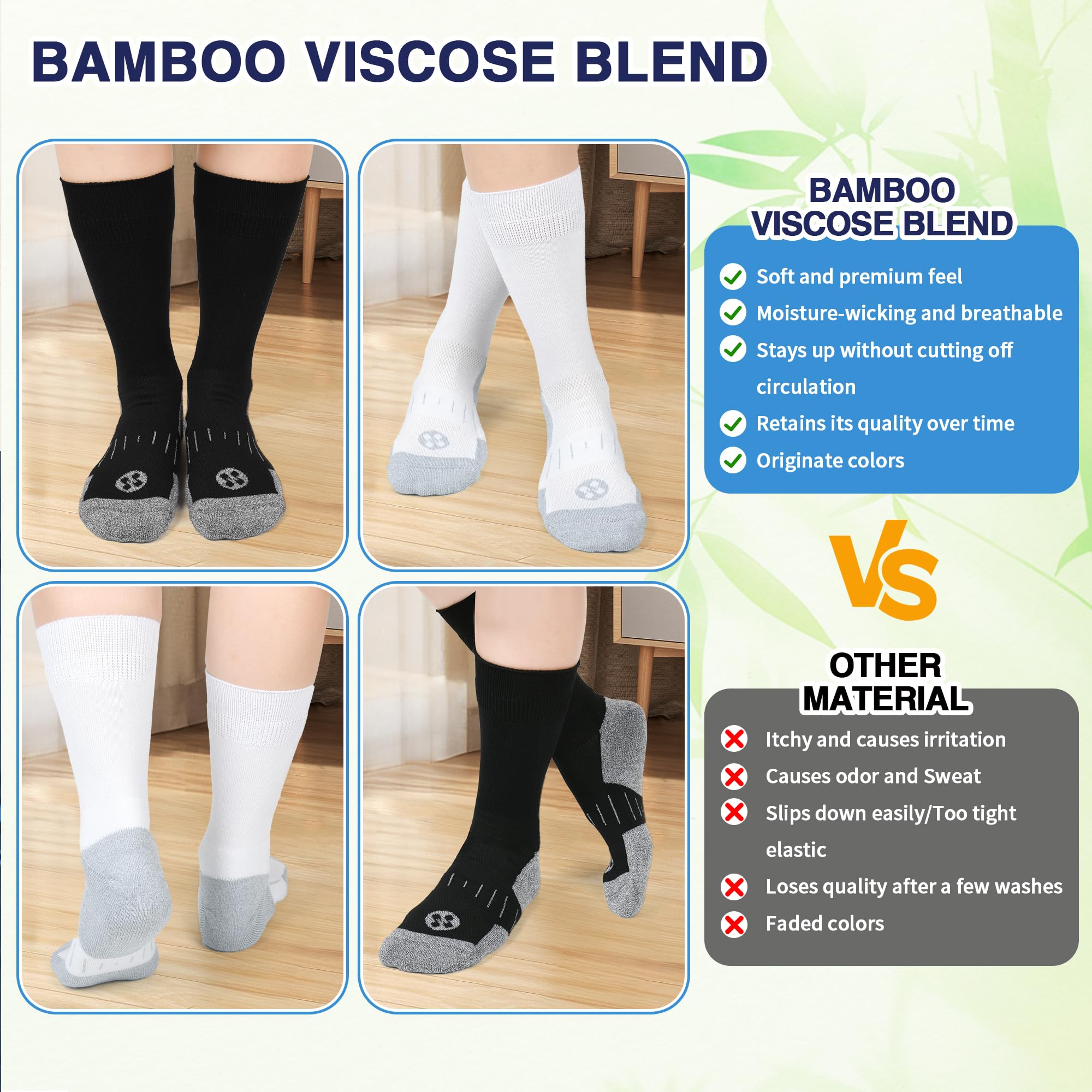 NOLUNT bamboo viscose fabric shown for breathability and moisture control