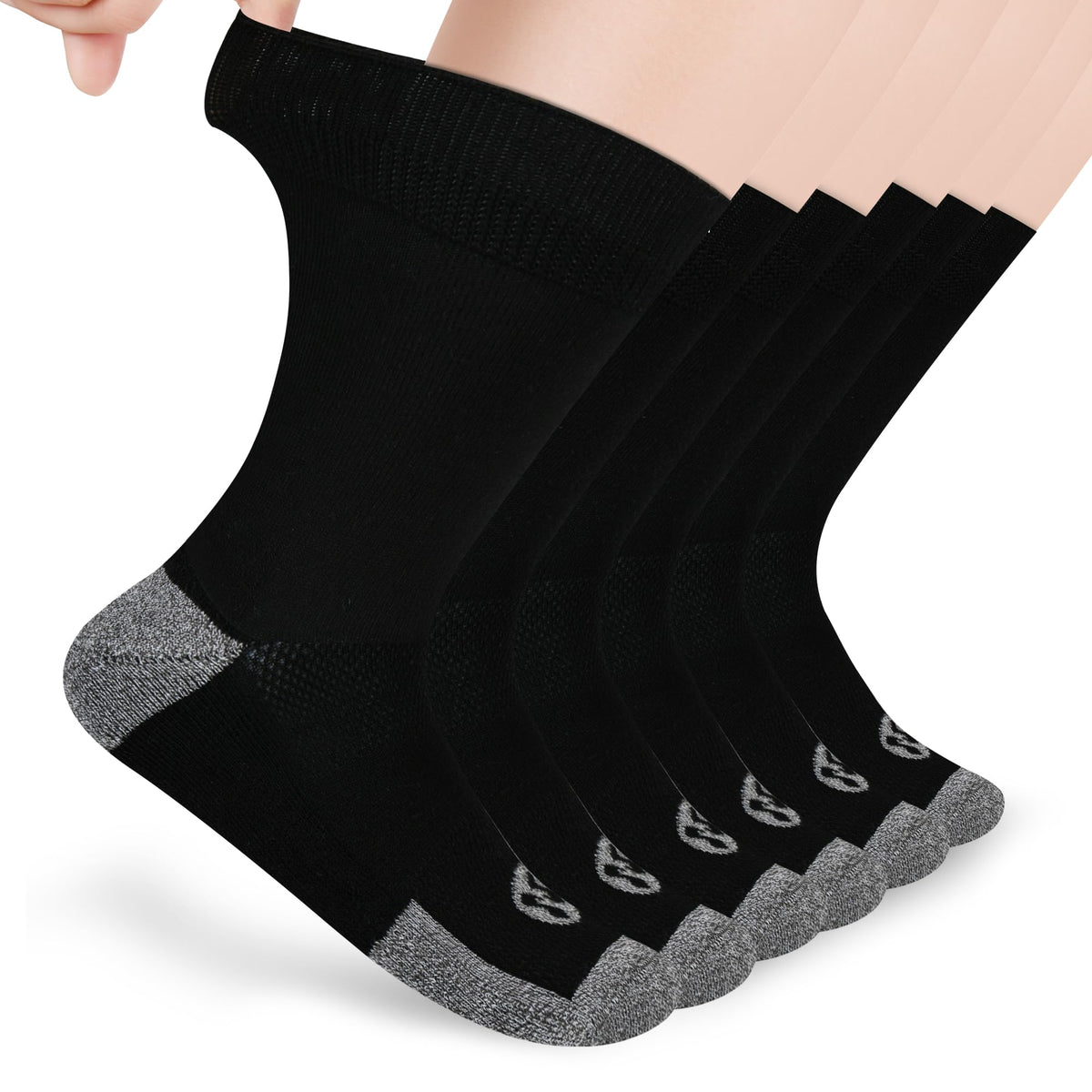 NOLUNT diabetic socks with breathable fabric for all-day comfort