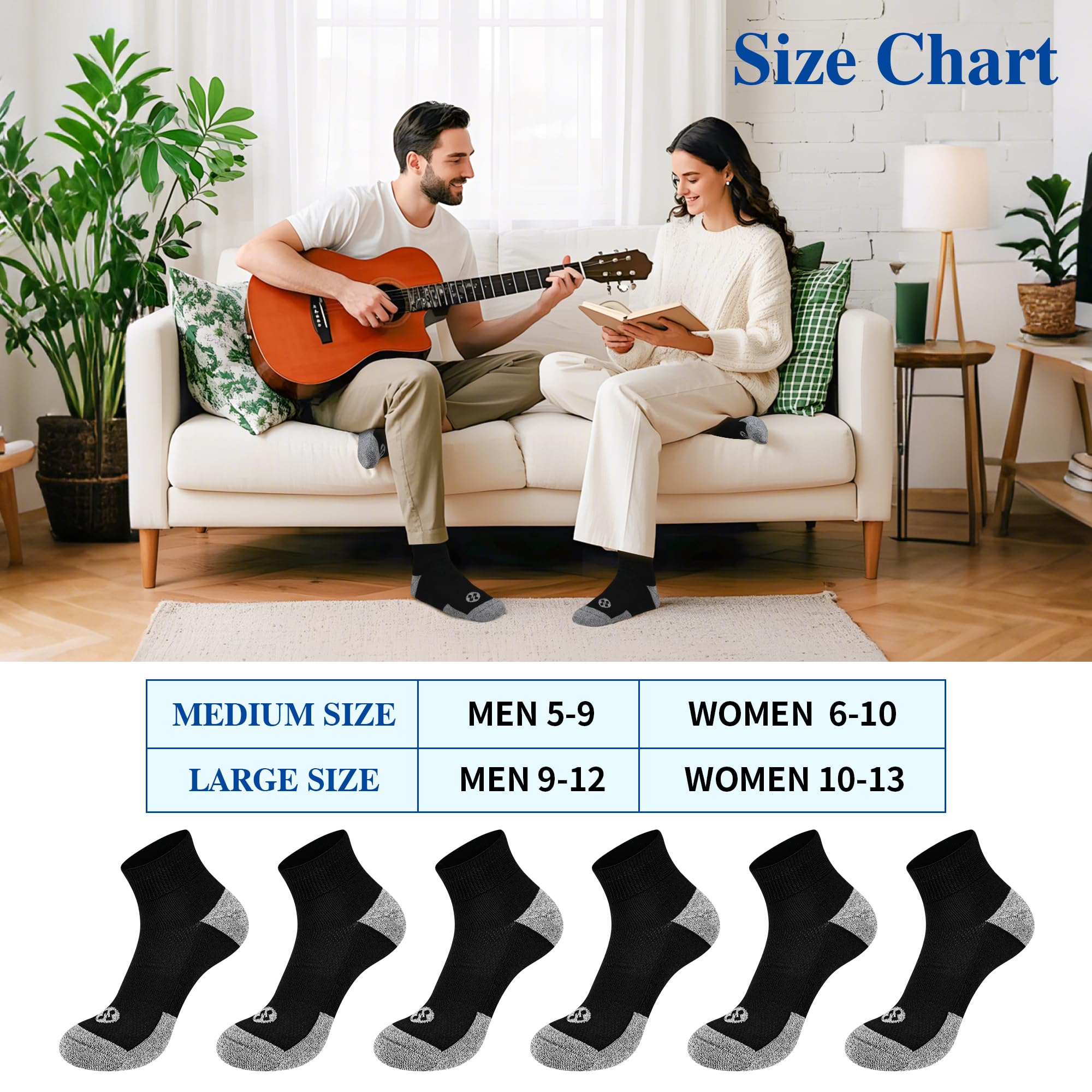 NOLUNT diabetic socks, thickened sole, extra cushioning for walking.