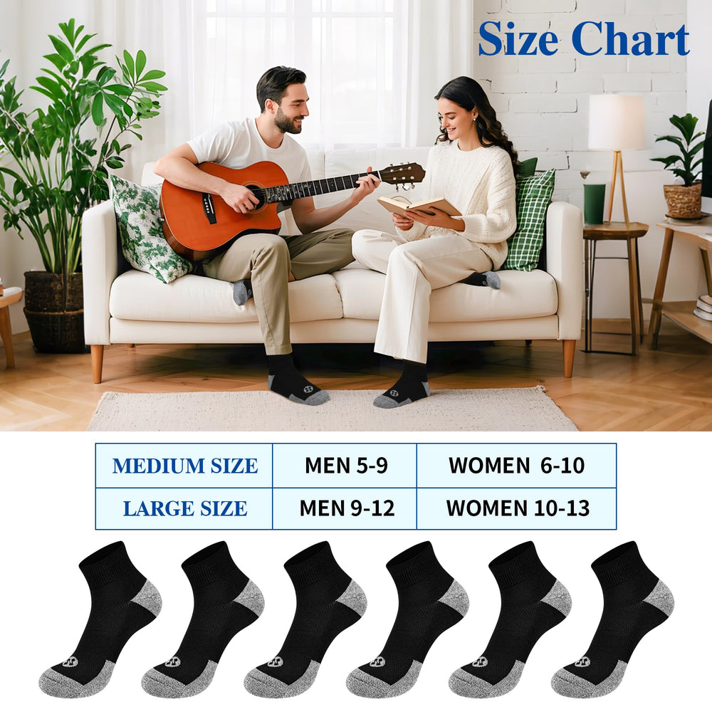 NOLUNT diabetic socks, thickened sole, extra cushioning for walking.