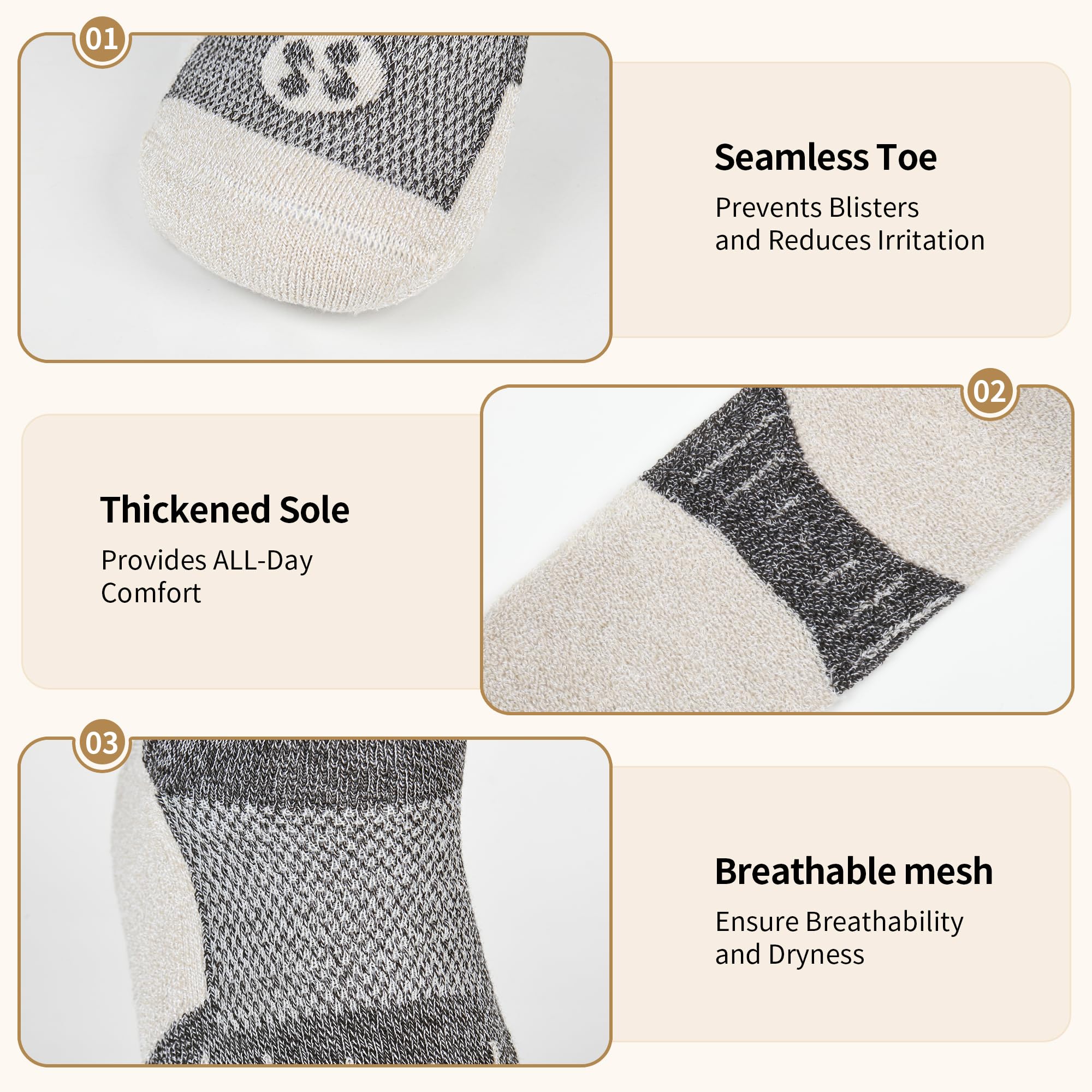 NOLUNT diabetic socks non-binding ankle design shows gentle fit without marks.