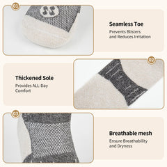 NOLUNT diabetic socks non-binding ankle design shows gentle fit without marks.