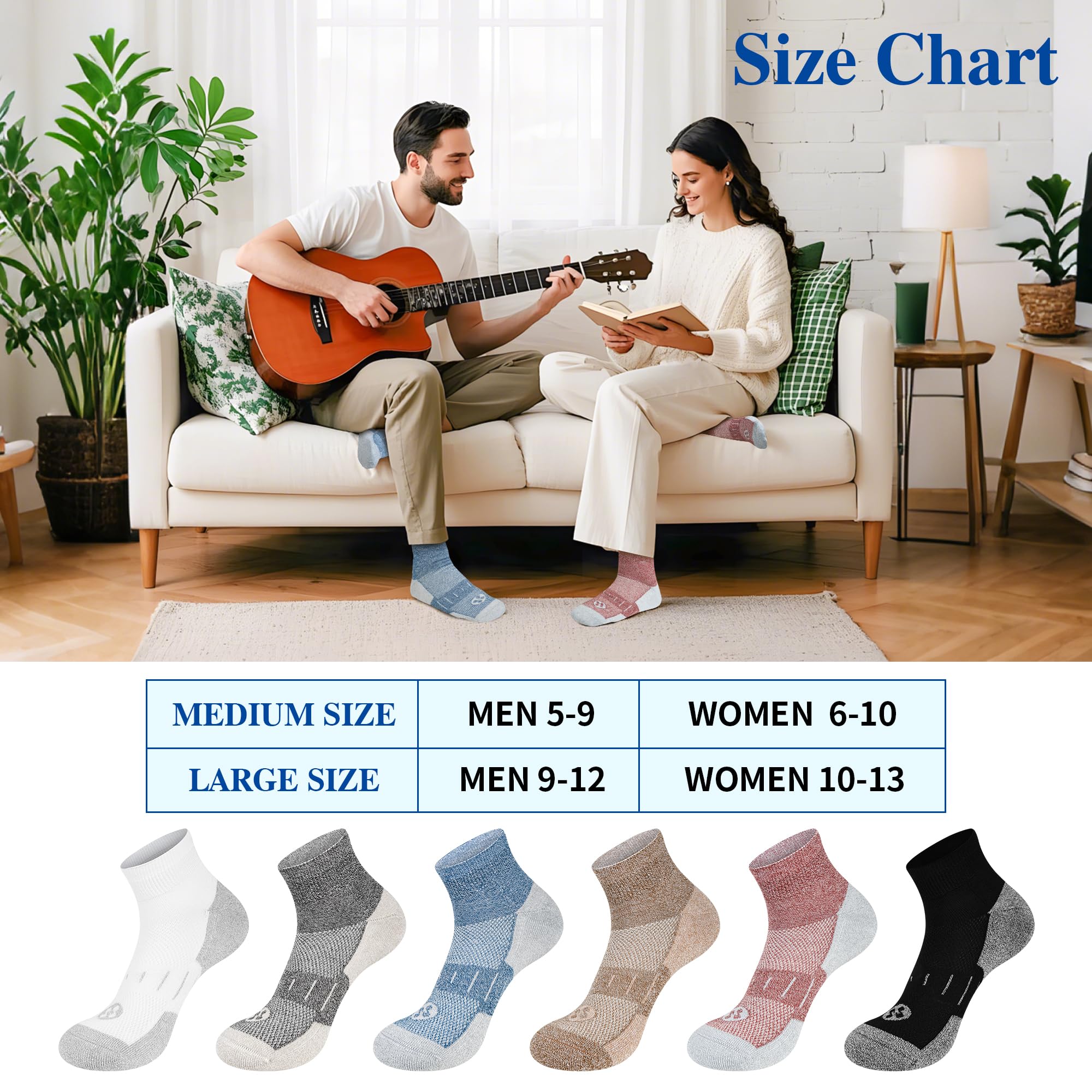Nolunt diabetic socks thickened sole adds warmth and comfort during walks.