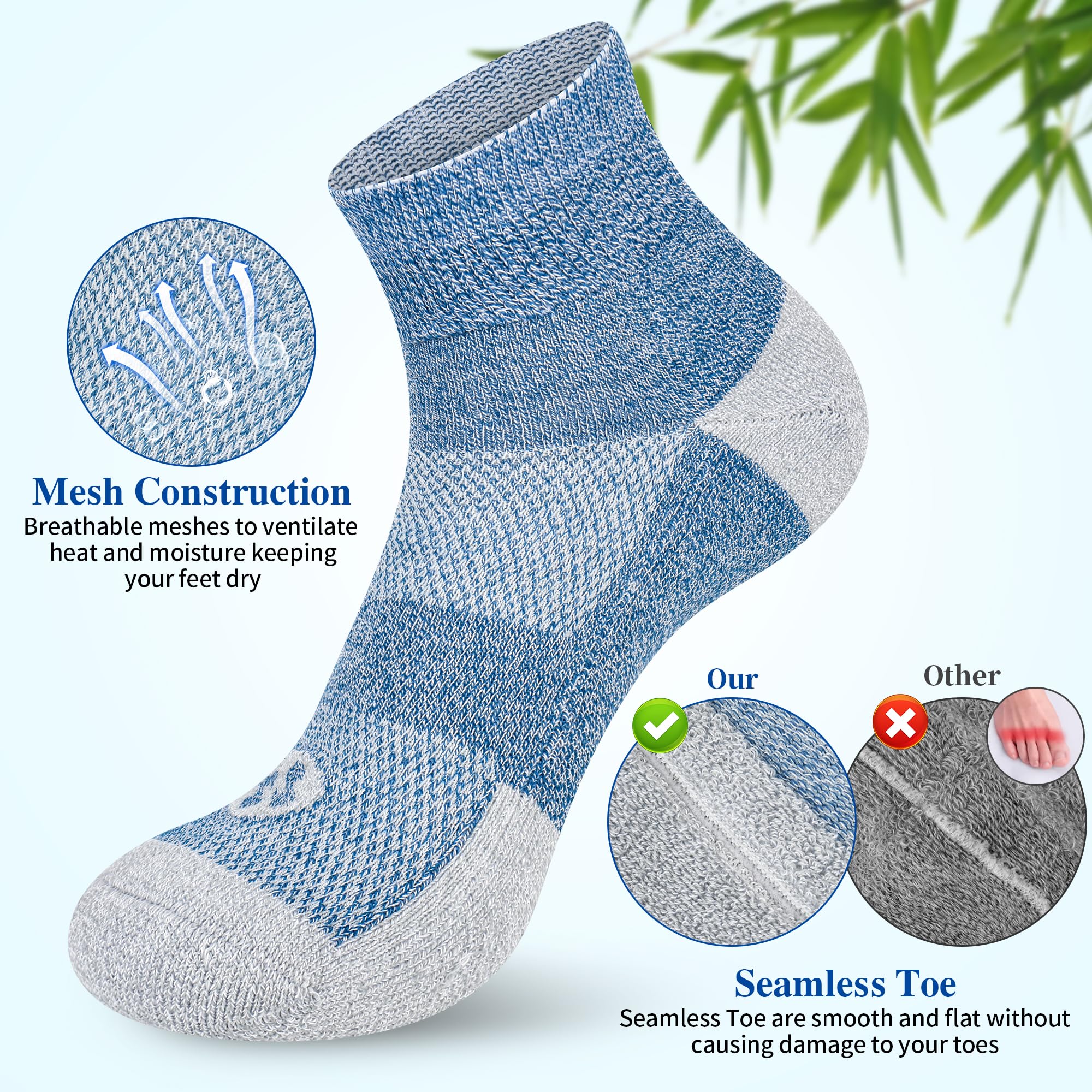 NOLUNT Nonlut diabetic socks in dark grey for versatile styling and comfort